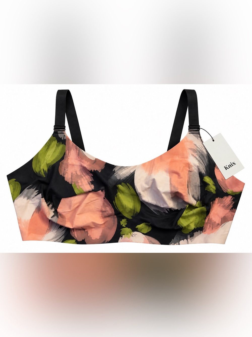 Knix Evolution Bra Size 8 Floral Wireless Discontinued NWT